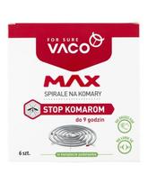 VACO MAX Uodų repelentų spiralės - Sustabdyti Uodus 1 pakuotė - 6 vnt