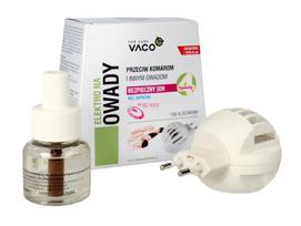 VACO Electrofumigator prieš uodus ir kitus vabzdžius Saugus miegas + Skystis 45ml 1 pakuotė.