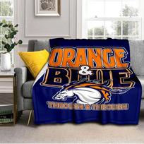 Denver Broncos Blanket Outdoor Flannel Blanket for Camping, Hiking, Garden Parties, Picnic Essentials,gift for family and friends 75x90cm