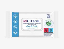 Cleanic Universal Clean&Fresh drėgnos servetėlės 1 pakuotė - 120 vnt