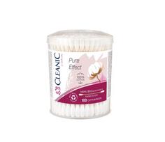 Cleanic Pure Effect Medvilniniai ausų krapštukai - 100% biologiškai skaidūs 1 pakuotė - 100 vnt (dėžutė)
