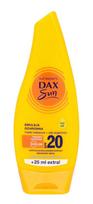 Dax saulės apsaugos emulsija įdegimui su kakavos sviestu ir argano aliejumi SPF20 175ml