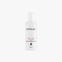 SEMILAC Acetone nagų lako valymui Expert Care su Makadamijos aliejumi 125ml