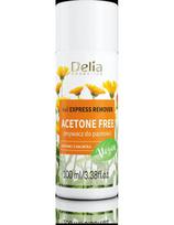 Delia Cosmetics Nagų lako valiklis Natūraliems ir Dirbtiniams NAGAMS be Acetono 100ml