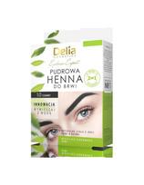 DELIA Henna antakių milteliai 1.0 juodi maišeliai 4g