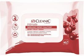 Cleanic Intimate Drėgnas Tualetinis Popierius 1 pakuotė - 40 lapų