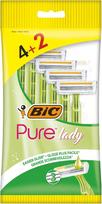 BIC Moteriškas skustuvas 3 ašmenų Pure Lady 1op -6vnt(4+2 nemokamai)