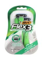 Bic Flex 3 Sensitive skustukas 1 pakuotė - 3 vnt.
