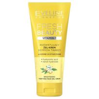 EVELINE Fresh Beauty Švytinčio Gelio-Kremo Veido Valiklis Su Vitaminu C 150ml