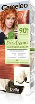 DELIA COSMETICS Cameleo Color Essence dažymo kremas Nr. 7.4 - vario raudona 1op.