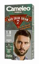 Delia Cosmetics Cameleo Men plaukų, barzdos ir ūsų dažymo kremas Nr. 1.0 juodas 1 vnt.