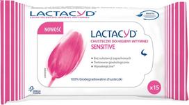 Lactacyd Sensitive intymios higienos servetėlės 1 pakuotė - 15 vnt.
