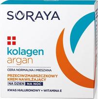 Soraya Argan kolageno drėkinamasis kremas nuo raukšlių dienai ir nakčiai 50ml