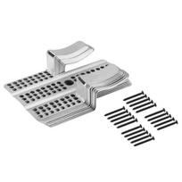 Drywall Backing Clips 10Pcs Repair with 20 Screws, Fastener Clip Fits 1/2  Wall 5/8  Panels, Stainless Steel for DIY Damaged Walls Repairing Stud-free 10pcs