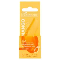 BIELENDA Lip Care Lūpų balzamas + Naktinė kaukė 2in1 Mango Mania 10g