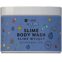 HISKIN for Kids kūno prausiklis slime mėlynių džemas 150 ml