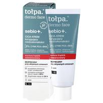 TOŁPA Dermo Face Sebio+ Light CICA-Kremas, koreguojantis trūkumus naktį 40 ml