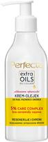 PERFECTA Extra Oils Cream-oil for hands, nails and cuticles - Silikoninės pirštinės 195 ml