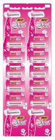 Bic Miss Soleil vienkartinis skustuvas ant juostos 10vnt