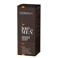 Dermika 100% for Men Kremas 50+ prieš raukšles ir vagas dienai ir nakčiai 50ml