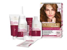 Loreal Excellence Creme Coloring Cream 4.54 kaštonų vario ruda