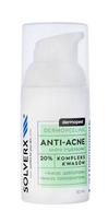 SOLVERX Dermopeel Dermopeeling Anti-Acne - Rūgščių kompleksas 20% (azelaino, laktobioninio) 30ml