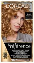 LOREAL Preference plaukų dažai 7.3 auksinis šviesus