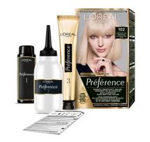 LOREAL Preference plaukų dažai Nr. 102 - labai labai šviesi perlų blondinė 1op.