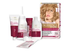 LOREAL Excellence Creme Plaukų dažai 8.0 Šviesus šviesiaplaukis