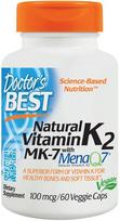 Natural Vitamin K2 MK7 with MenaQ7, 100mcg - 60 vcaps - Doctor's Best