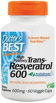 Trans-Resveratrol 600, 600mg - 60 vcaps - Doctor's Best