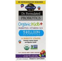 Dr. Formulated Probiotics Kids+, Berry Cherry - 30 chewables - Garden of Life
