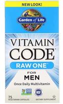 Vitamin Code RAW ONE for Men - 75 vcaps - Garden of Life