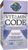 Vitamin Code Raw Prenatal - 180 vcaps - Garden of Life