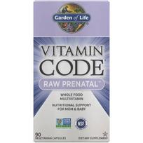 Vitamin Code Raw Prenatal - 90 vcaps - Garden of Life
