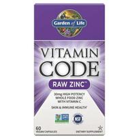 Vitamin Code Raw Zinc - 60 vegan caps - Garden of Life