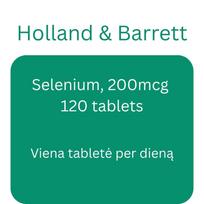 Selenium, 200mcg - 120 tablets - Holland & Barrett