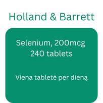 Selenium, 200mcg - 240 tablets - Holland & Barrett