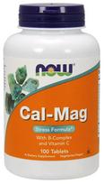 Cal-Mag with B-Complex and Vitamin C - 100 tablets - NOW Foods