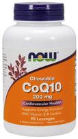 CoQ10 with Lecithin & Vitamin E, 200mg (Chewable) - 90 lozenges - NOW Foods