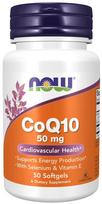 CoQ10 with Selenium & Vitamin E, 50mg - 50 softgels - NOW Foods