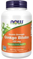Ginkgo Biloba Double Strength, 120mg - 200 vcaps - NOW Foods