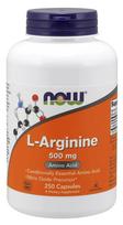 L-Arginine, 500mg - 250 caps - NOW Foods