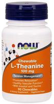 L-Theanine with Inositol and Taurine, 100mg - 90 chewables - NOW Foods