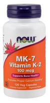 MK-7 Vitamin K-2, 100mcg - 120 vcaps - NOW Foods