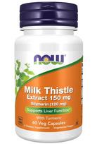 Milk Thistle Extract with Turmeric, 150mg - 60 vcaps - NOW Foods