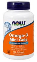 Omega-3 Mini Gels - 180 softgels - NOW Foods