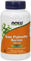 Saw Palmetto Berries, 550mg - 100 vcaps - NOW Foods