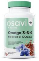 Omega 3-6-9 Flaxseed Oil, 1000mg - 60 softgels - Osavi