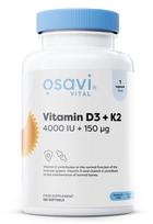 Vitamin D3 + K2, 4000IU + 150mcg - 120 softgels - Osavi